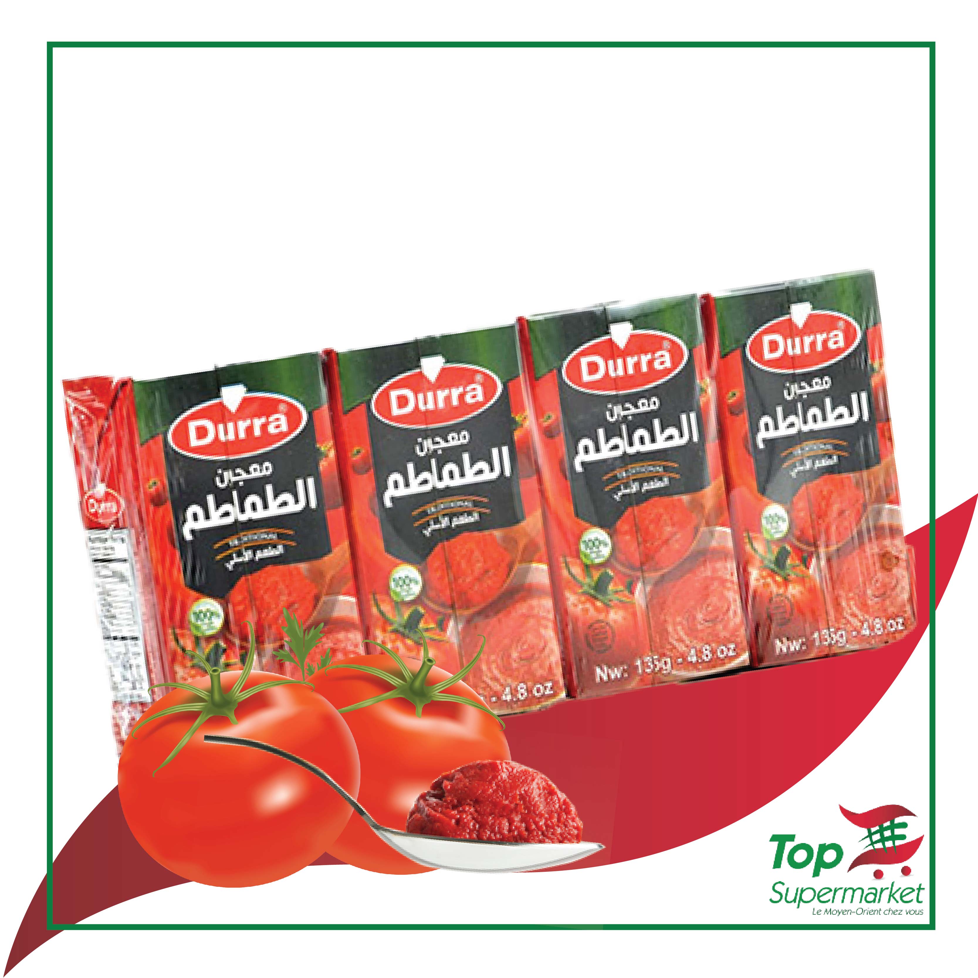 Durra concentré de tomate 4x135gr